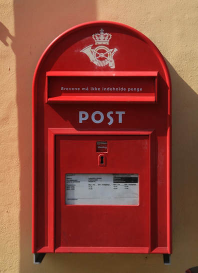 Image of a danish mailbox